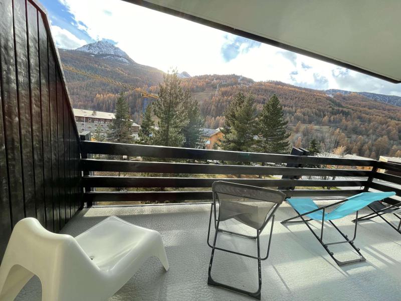 Ski verhuur Appartement 3 kamers 6 personen (0210) - Résidence le Pic Blanc - Serre Chevalier - Balkon