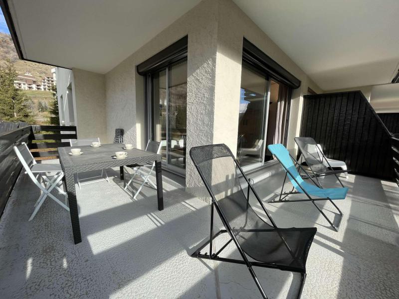 Ski verhuur Appartement 3 kamers 6 personen (0210) - Résidence le Pic Blanc - Serre Chevalier - Balkon