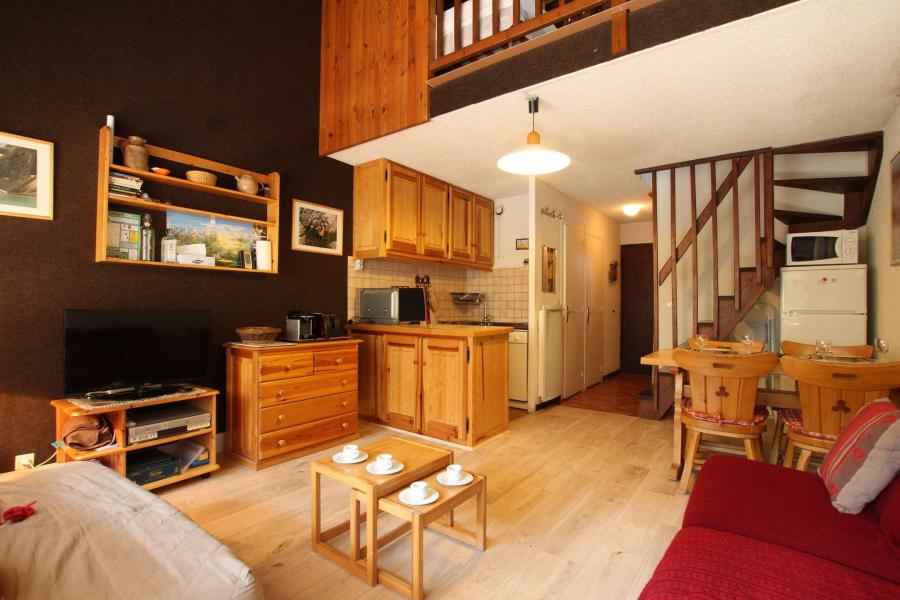 Ski verhuur Studio mezzanine 6 personen (B012) - Résidence le Prarial - Serre Chevalier - Woonkamer