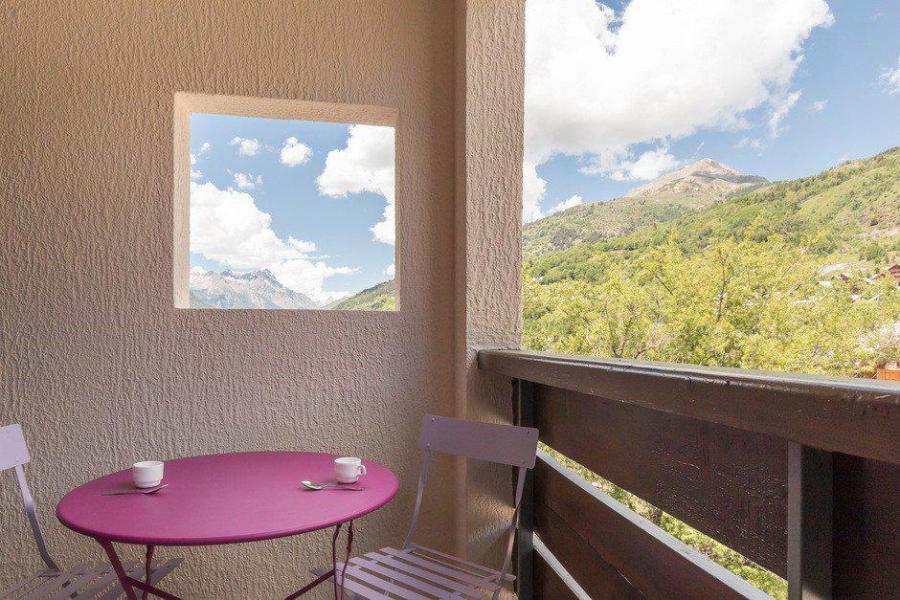 Skiverleih Studio Schlafnische 4 Personen (604) - Résidence le Serre d'Aigle - Serre Chevalier - Balkon