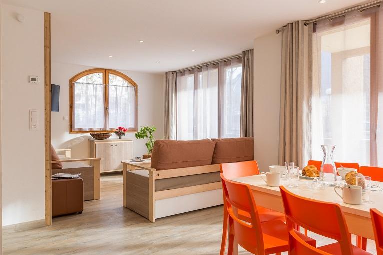 Rent in ski resort 4 room apartment cabin 10 people (01) - Résidence le Signal du Prorel - Serre Chevalier - Living room