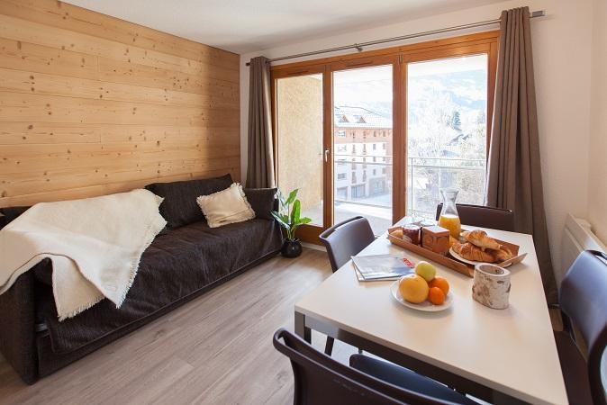 Rent in ski resort Studio sleeping corner 4 people (209) - Résidence le Signal du Prorel - Serre Chevalier - Living room