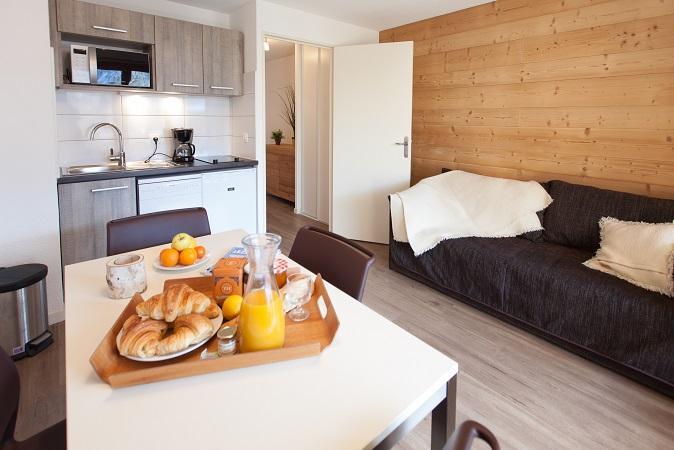 Аренда на лыжном курорте Квартира студия со спальней для 4 чел. (209) - Résidence le Signal du Prorel - Serre Chevalier - Салон