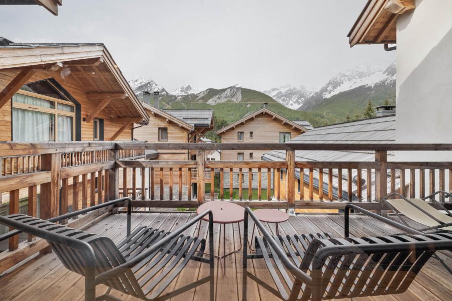 Rent in ski resort 5 room apartment 8 people (MIKA26) - Résidence Les Chalets - Serre Chevalier - Balcony