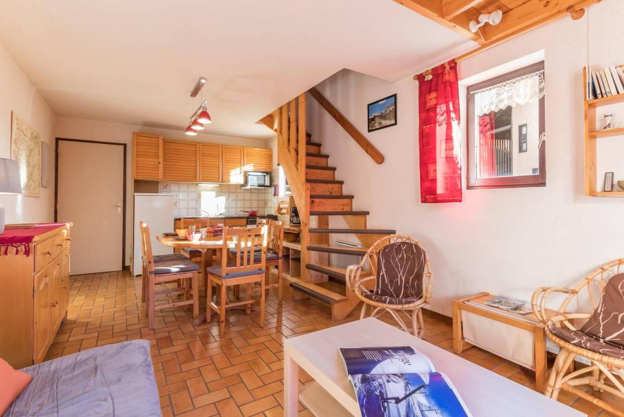 Ski verhuur Appartement duplex 3 kamers 6 personen (MON111) - Résidence les Fraches - Serre Chevalier - Woonkamer