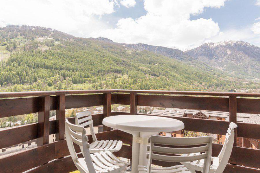 Ski verhuur Studio cabine 4 personen (3432) - Résidence les Mélèzes - Serre Chevalier - Terras