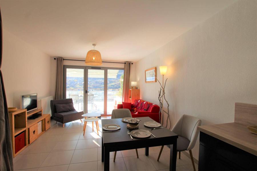 Location au ski Appartement 2 pièces 4 personnes (A03) - Résidence les Terrasses du Lautaret - Serre Chevalier - Table
