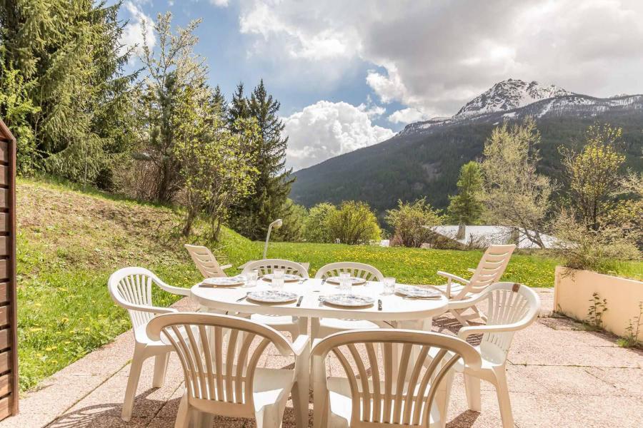 Ski verhuur Appartement 4 kamers 4-6 personen (001) - Résidence les Vergers de l'Adret - Serre Chevalier - Terras