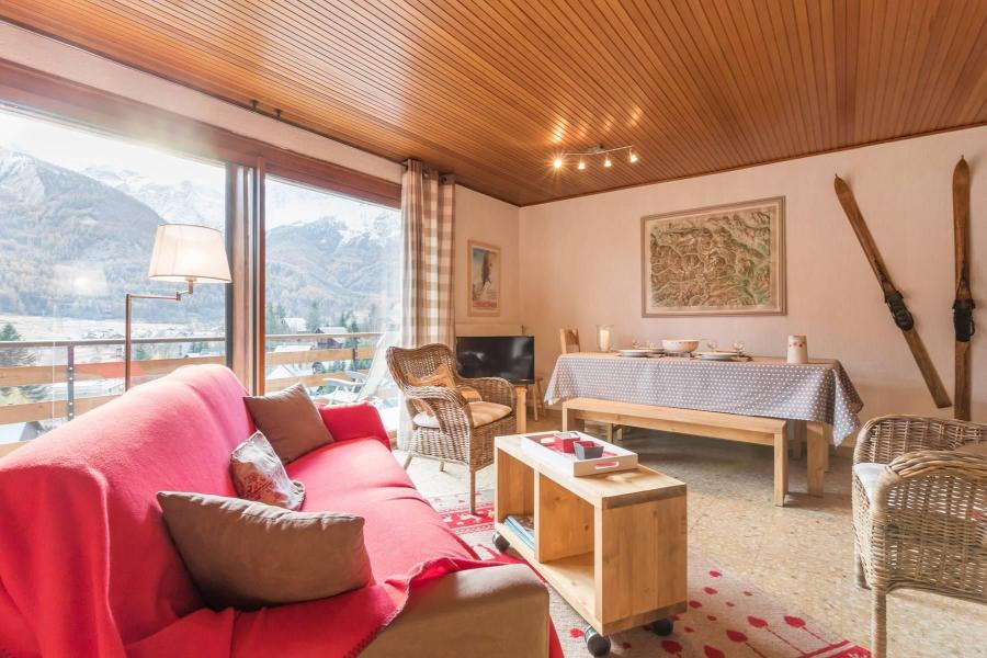 Ski verhuur Appartement 3 kamers 6 personen (LEC015) - Résidence Pellenches - Serre Chevalier - Woonkamer