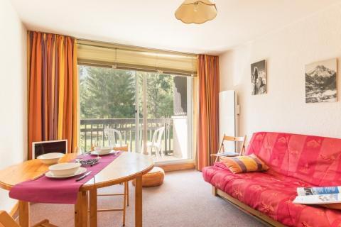 Аренда на лыжном курорте Квартира студия со спальней для 4 чел. (005) - Résidence Plaine Alpe - Serre Chevalier - Диван