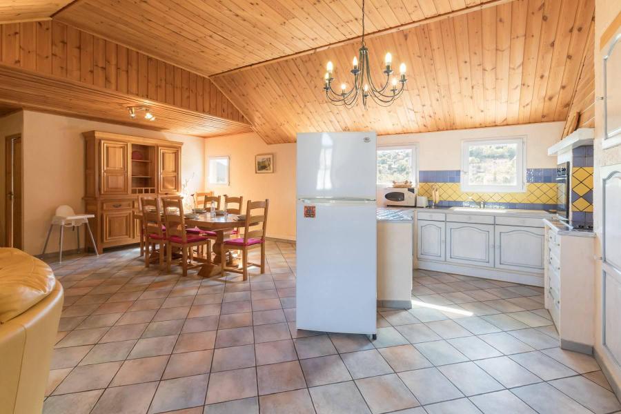 Ski verhuur Appartement 4 kamers 6 personen (MOS01) - Résidence Pré du Moulin - Serre Chevalier - Woonkamer