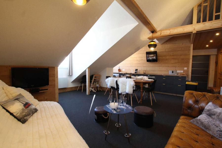 Skiverleih 4-Zimmer-Appartment für 12 Personen (B003) - Résidence Pré du Moulin B - Serre Chevalier - Wohnzimmer