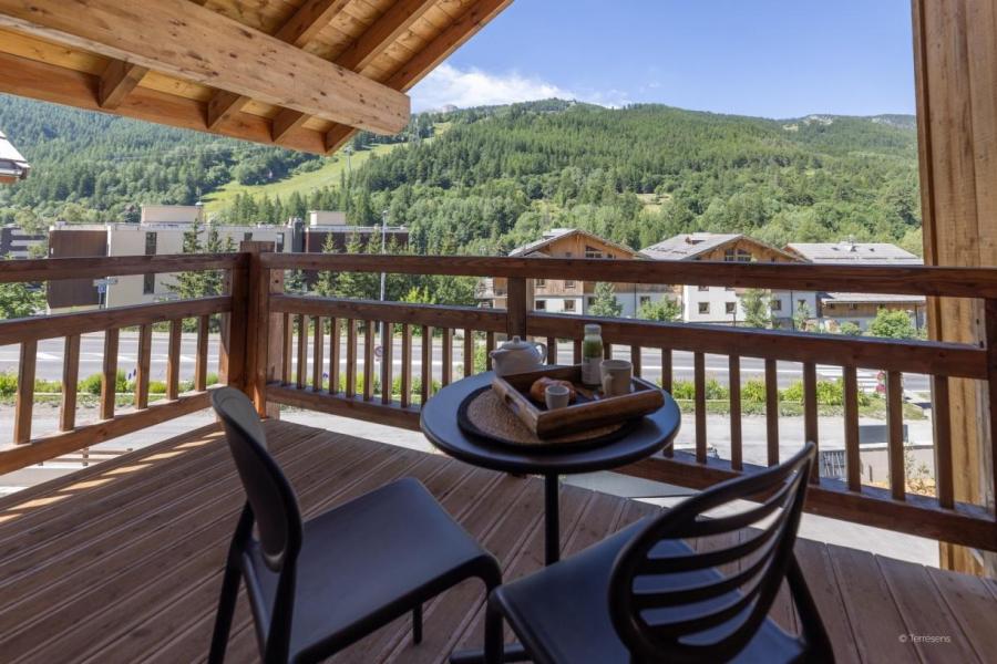 Rent in ski resort 2 room apartment cabin 6 people - Résidence Terresens Cristal Lodge - Serre Chevalier - Balcony