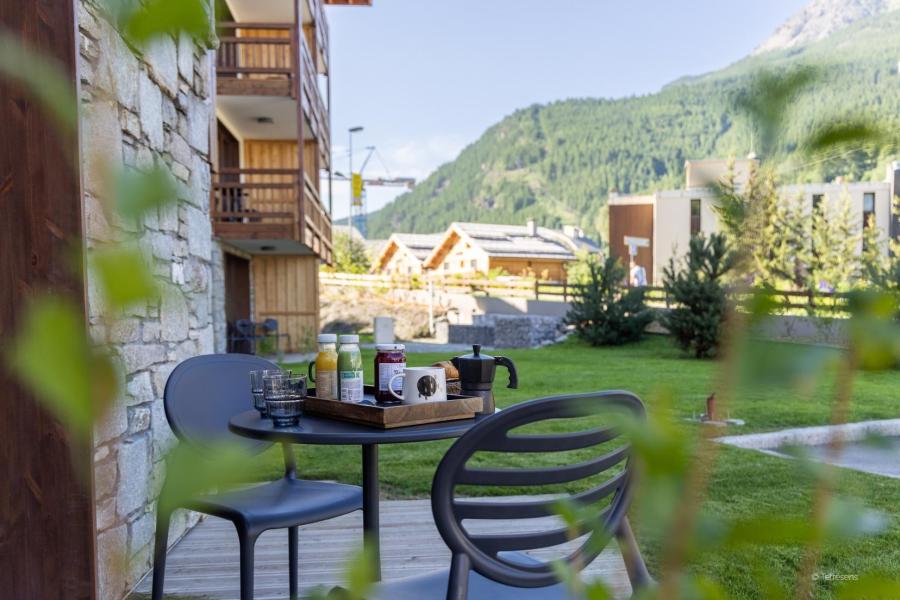 Skiverleih 2-Zimmer-Appartment für 4 Personen - Résidence Terresens Cristal Lodge - Serre Chevalier - Terrasse