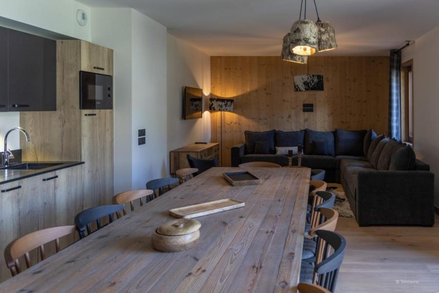 Wynajem na narty Apartament 4 pokojowy kabina 14 osób (le Refuge) - Résidence Terresens Cristal Lodge - Serre Chevalier - Pokój gościnny