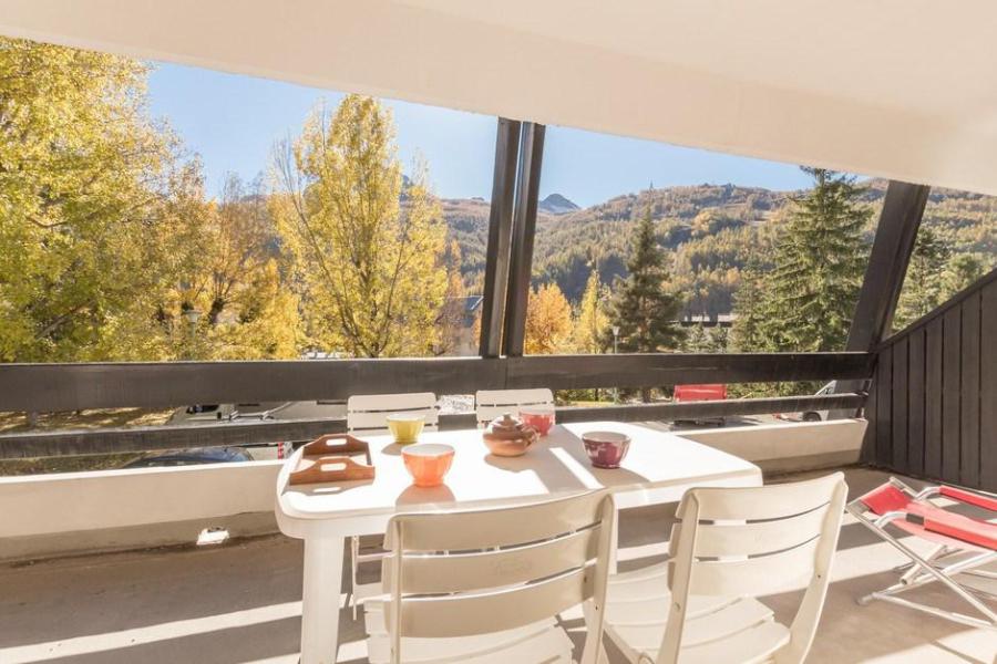 Skiverleih 2-Zimmer-Appartment für 6 Personen (0123) - Résidence Thabor - Serre Chevalier - Terrasse