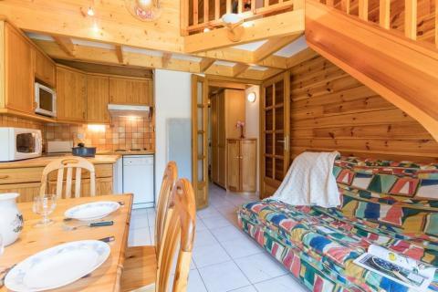 Wynajem na narty Apartament 3 pokojowy 6 osób (005) - Résidence Vallonpierre - Serre Chevalier - Pokój gościnny