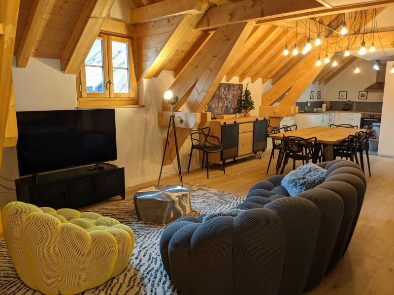 Rent in ski resort 5 room apartment 8 people (10) - SAINT ELDRADE - Serre Chevalier - Living room
