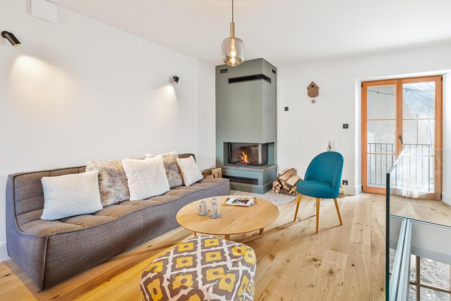 Ski verhuur Appartement duplex 4 kamers 7 personen (LESECRINS) - SANTUNE - Serre Chevalier - Woonkamer