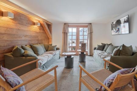 Rent in ski resort Twinned cottage 5 rooms - 8 people (LENIDOU) - La Petite Maison - Serre Chevalier - Living room
