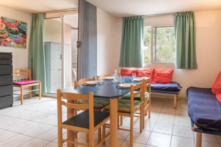 Ski verhuur Studio bergnis 4 personen (101) - Le Relais de la Guisane II - Serre Chevalier - Woonkamer