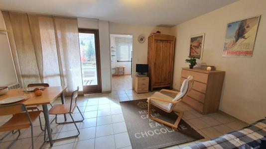 Rent in ski resort 2 room apartment sleeping corner 6 people (105) - Les Chalets du Jardin Alpin Edelweiss - Serre Chevalier - Living room