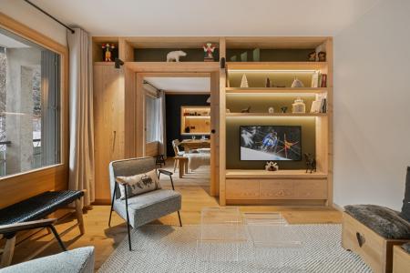 Ski verhuur Appartement 4 kamers bergnis 6 personen - Les Chardons Bleus - Serre Chevalier - Woonkamer