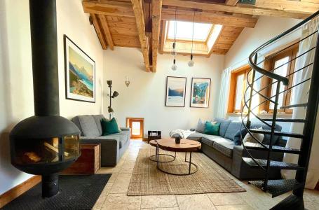 Rent in ski resort 4 room duplex apartment 8 people - Maison de Pays Bertille - Serre Chevalier - Living room