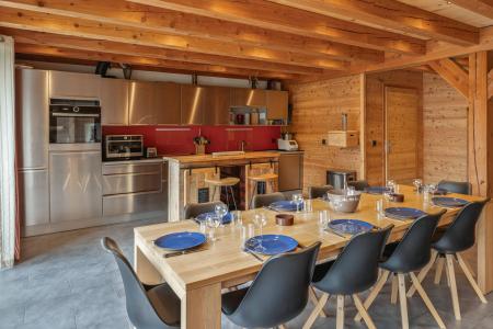 Skiverleih Triplex-Chalet 9 zimmer 11 Personnen (Marmotte 2) - MARMOTTANT - Serre Chevalier - Wohnzimmer