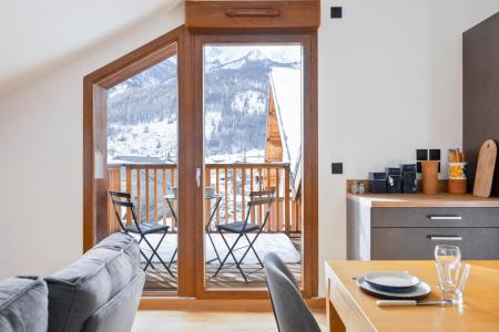 Ski verhuur Appartement 2 kamers 2 personen (B205) - Résidence Coeur des Ecrins - Serre Chevalier - Woonkamer
