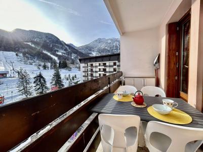 Alquiler al esquí Estudio -espacio montaña- para 4 personas (150-0400) - Résidence La Meije - Serre Chevalier - Balcón