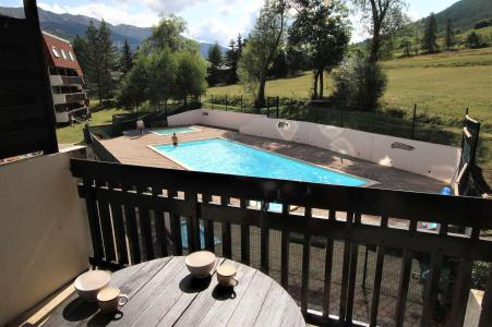 Ski verhuur Studio bergnis 4 personen (110) - Résidence Lautaret - Serre Chevalier - Terras