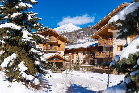 Аренда на лыжном курорте Résidence Le Hameau du Rocher Blanc - Serre Chevalier - зимой под открытым небом