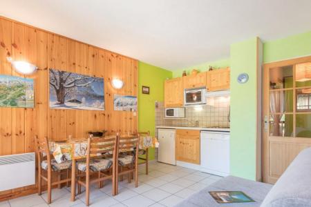 Skiverleih 2-Zimmer-Holzhütte für 4 Personen (204) - Résidence les Peyronilles - Serre Chevalier - Wohnzimmer