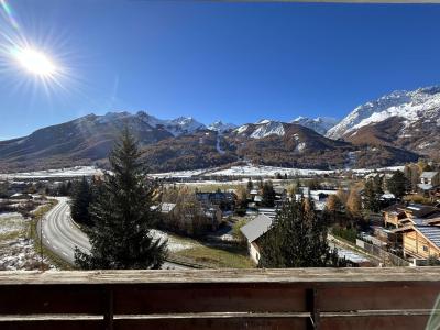 Alquiler al esquí Estudio rincón noche 4 personas (4300) - Résidence Pellenches - Serre Chevalier - Balcón