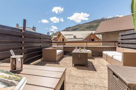 Alquiler al esquí Estudio -espacio montaña- para 3 personas (MON003) - Résidence Sainte Catherine - Serre Chevalier - Terraza