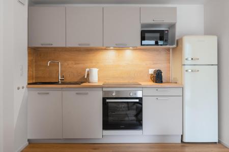Rent in ski resort 1 room apartment cabin 4-6 people (Oreade) - Résidence Violaine - Serre Chevalier - Kitchen