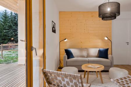 Rent in ski resort 1 room apartment cabin 4-6 people (Oreade) - Résidence Violaine - Serre Chevalier - Living room