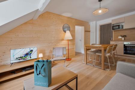 Ski verhuur Appartement 2 kamers 4 personen (ECRIN25) - Résidence Violaine - Serre Chevalier - Woonkamer