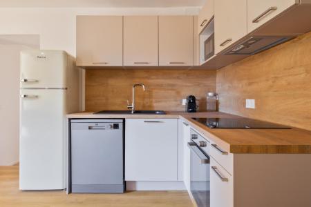 Ski verhuur Appartement 4 kabine kamers 8 personen (LE GALIBIER) - Résidence Violaine - Serre Chevalier - Keuken