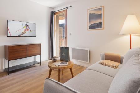 Ski verhuur Appartement 4 kabine kamers 8 personen (LE GALIBIER) - Résidence Violaine - Serre Chevalier - Woonkamer