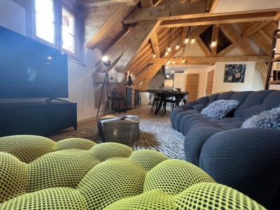 Rent in ski resort 5 room apartment 8 people (10) - SAINT ELDRADE - Serre Chevalier - Living room