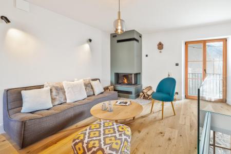 Rent in ski resort 4 room duplex apartment 7 people (LESECRINS) - SANTUNE - Serre Chevalier - Living room