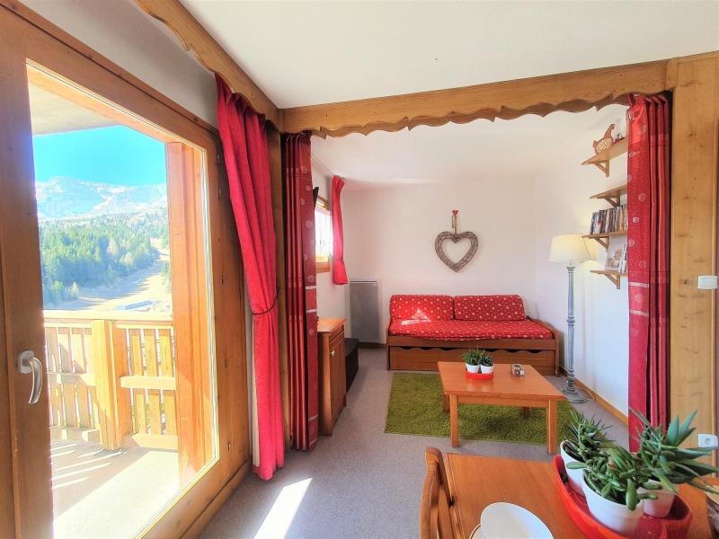 Ski verhuur Appartement 3 kabine kamers 8 personen (CD42) - La Résidence les Chaumettes - Superdévoluy - Woonkamer