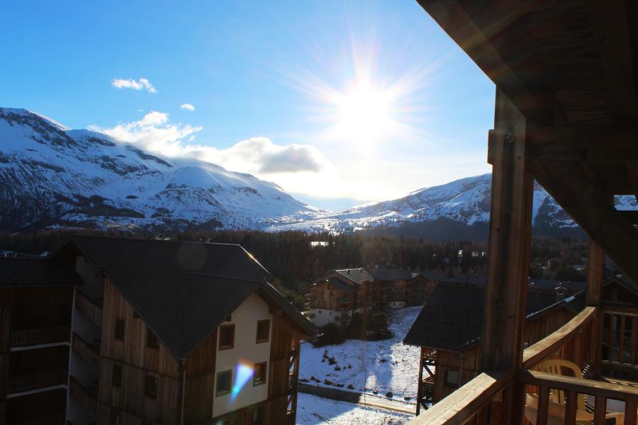 Ski verhuur Appartement 2 kabine kamers 6 personen (AN55) - Les Chalets de SuperD Ancolie - Superdévoluy - Buiten winter