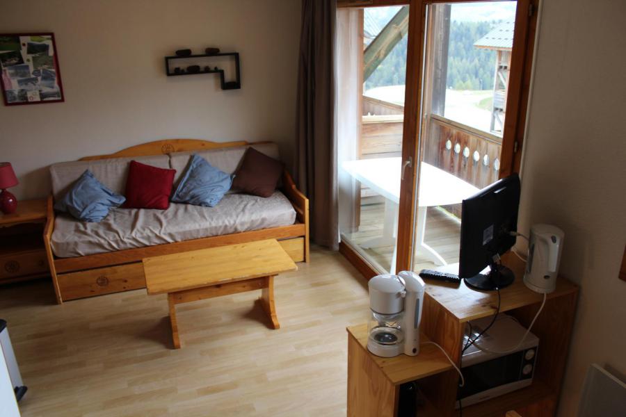 Ski verhuur Appartement 3 kamers 6 personen (AN32) - Les Chalets de SuperD Ancolie - Superdévoluy - Woonkamer