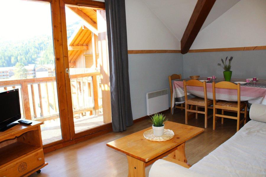 Skiverleih 4-Zimmer-Appartment für 8 Personen (BL51) - Les Chalets de SuperD Bleuet - Superdévoluy - Wohnzimmer