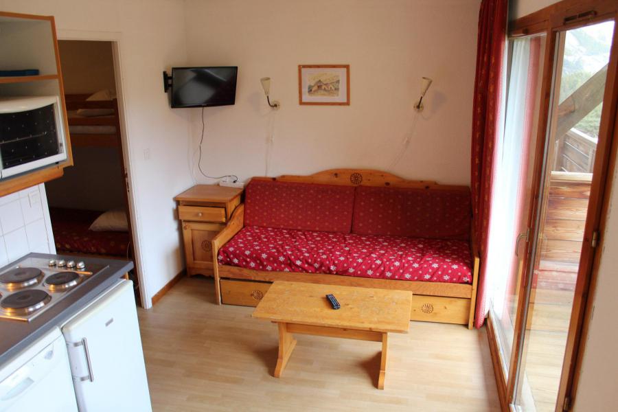 Ski verhuur Appartement 2 kamers bergnis 6 personen (BL22) - Les Chalets de SuperD Bleuet - Superdévoluy - Woonkamer