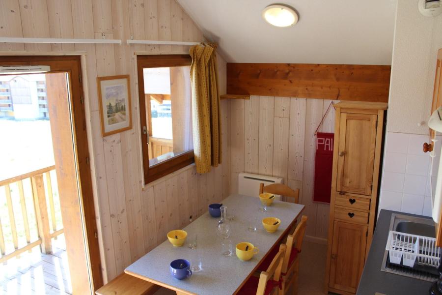 Skiverleih 2-Zimmer-Berghütte für 4 Personen (CB51) - Les Chalets de SuperD Chardon Bleu - Superdévoluy - Wohnzimmer