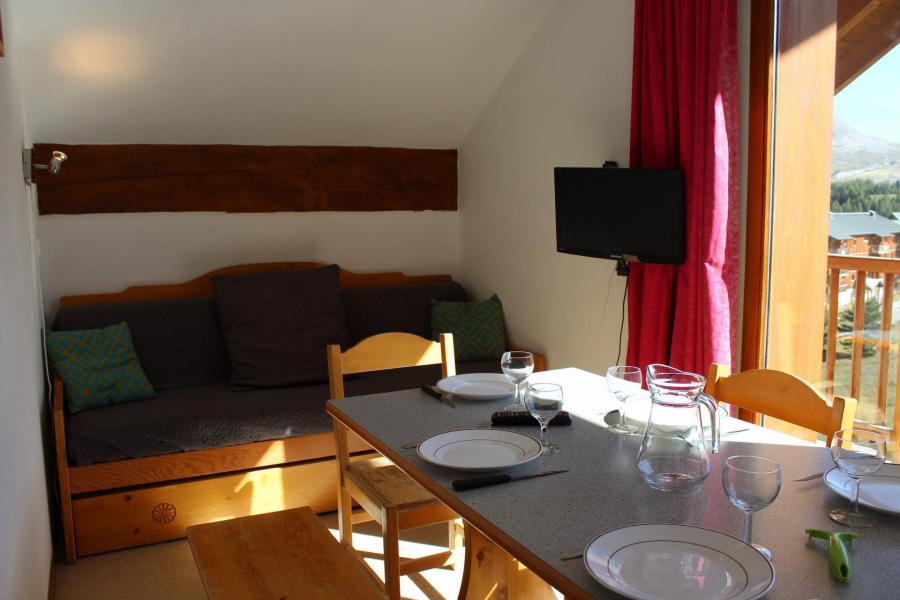 Аренда на лыжном курорте Апартаменты 3 комнат 6 чел. (CB43) - Les Chalets de SuperD Chardon Bleu - Superdévoluy - Салон